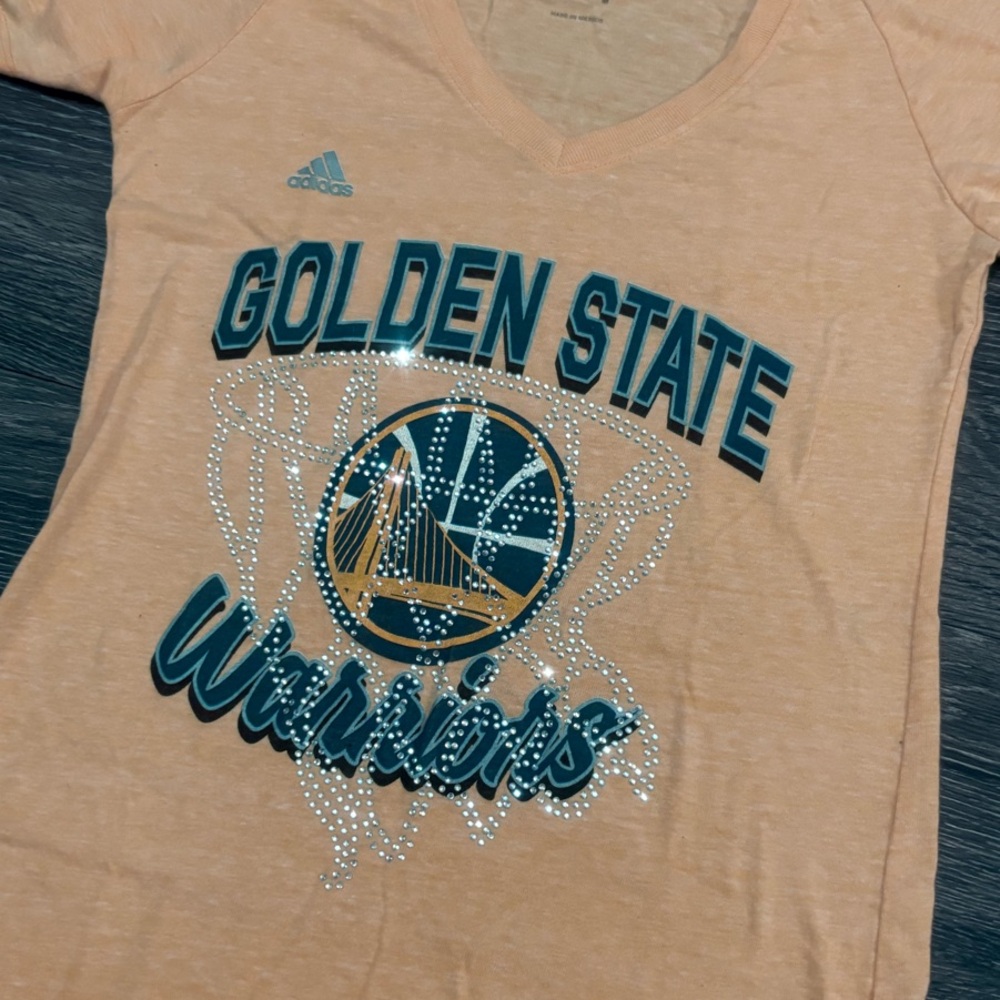 Golden State Warriors Peach T-Shirt